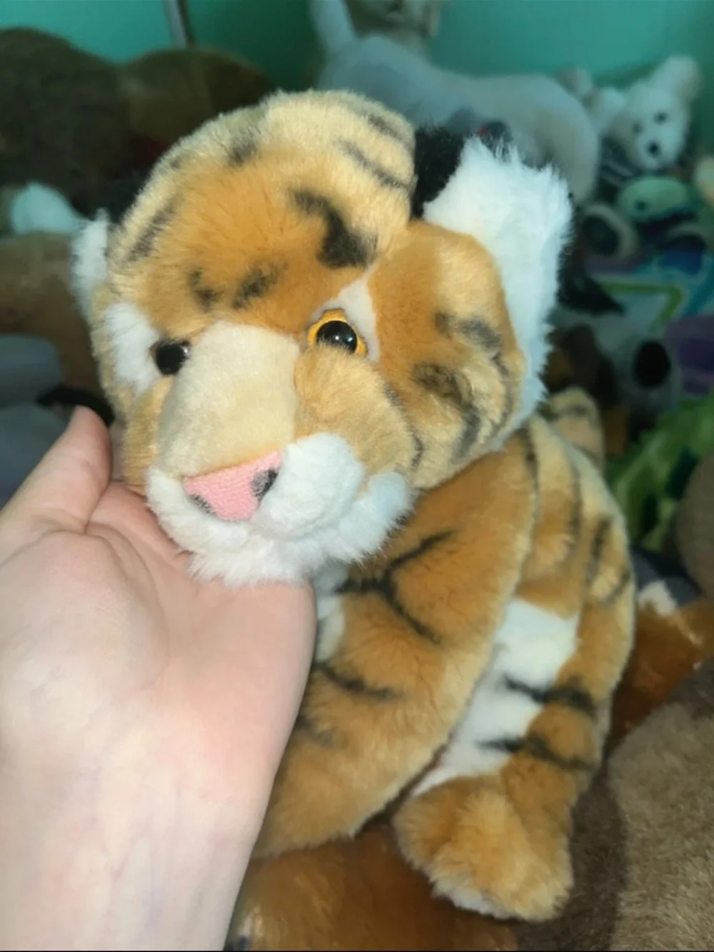 Nature babies extremely rare Bengal Tiger cub floppy vintage stuffed animal